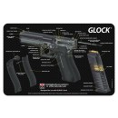 TekMat Handgun Cleaning Mat Cut Away for Glock Pistols