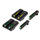 Truglo Brite Site Tritium / Fiber Optic Sights for Glock Pistols in 10mm, 45 ACP, 45 GAP