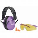 Walker's Women's Passive Hearing and Eye Protection - Purple
