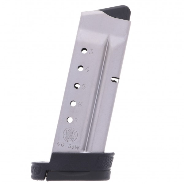 Smith & Wesson Magazine Fits .40 S&W 7 Rounds Shield Stainless Finger MGSW19934 22188149562 
