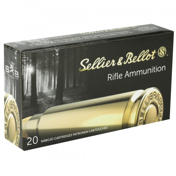 Sellier & Bellot 7.62x54R Ammo 180gr Soft Point 20 Rounds