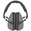 Champion Slim Passive Hearing Protection Black (Front)