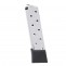 Check-Mate 1911 .45 ACP 10-Round Magazine Stainless Steel Hybrid w/ Ext. Removable Base Left