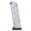 Check-Mate 1911 .45 ACP 8-Round Magazine Stainless Steel Hybrid w/ Ext. Removable Base Left