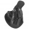 DeSantis Cozy Partner Smith & Wesson Shield IWB Leather Holster Black (Front)