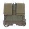 HSGI Double Pistol TACO Belt Mounted Magazine Pouch — COYOTE BROWN Back