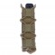 HSGI Extended Pistol TACO MOLLE Magazine Pouch — COYOTE BROWN Back
