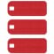 Lancer L5AWM Floor Plate Kit, 3 Floor Plates Red Bottom View