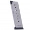 Springfield Armory 1911 .45 ACP 8-Round Factory Magazine Stainless Steel Left View