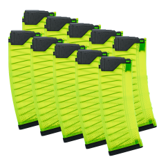 10 Pack of Lancer L5 AR-15 223 / 5.56 30-Round Advanced Warfighter Magazines - Alien Green