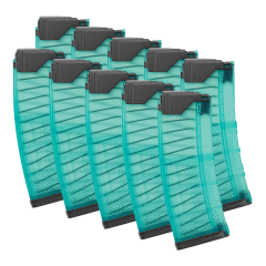 10 Pack of Lancer L5 AR-15 223 / 5.56 30-Round Advanced Warfighter Magazines - Robin Egg Blue