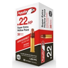 Aguila .22LR Ammo 38gr CPHP 50 Rounds