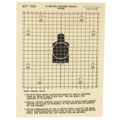 Action Target 25-Meter M16 Zeroing Target 100-Pack