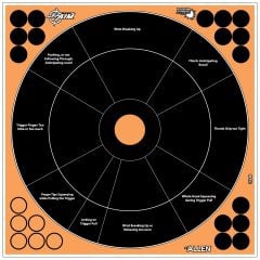 Allen EZ Aim Adhesive Handgun Trainer 12" Target 5-Pack