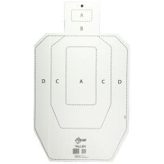 Allen EZ Aim Coroplast IPSC Silhouette Target 18"x30"
