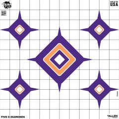 Allen EZ Aim Dialing in More Fun 12"x12" Paper Targets 9-Pack — Assorted Colors