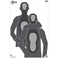 Allen EZ Aim Hostage Situation Target 23"x35" 50-Pack