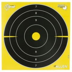 Allen EZ Aim Non-Adhesive Bullseye Target 8"x8" 25-Pack
