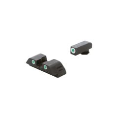 AmeriGlo Classic Tritium Night Sights for Gen 5 Glock Pistols in 9mm / .40 S&W