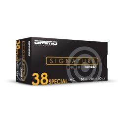 Ammo Inc Signature Target .38 SPL Ammo 158gr TMC 50 Rounds
