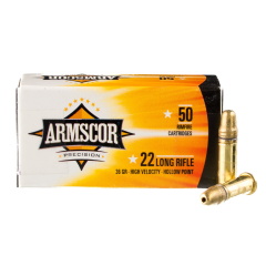 Armscor .22 LR Ammo 36gr HVHP 50 Rounds 