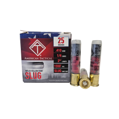 ATI 2.50" .410 Gauge Ammo Rifled Slugs 25 Shells