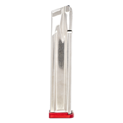 Atlas Gunworks 2011 Competition Stainless Steel 9mm 29-Round 170mm Magazine - Red