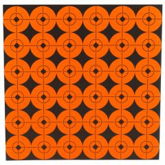 Birchwood Casey 1" Target Spots Target 10-Pack - Orange