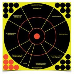 Birchwood Casey 12" Shoot-N-C Handgun Trainer Target 5-Pack