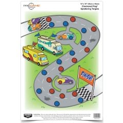 Birchwood Casey 12x18" Pregame Check Flag Target 8-Pack