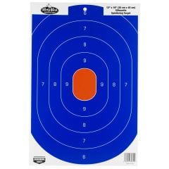 Birchwood Casey 12x18" Dirty Bird Blue / Orange Silhouette Target 8-Pack