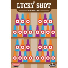Birchwood Casey 12x18" Dirty Bird Lucky Shot Bottles Target 6-Pack
