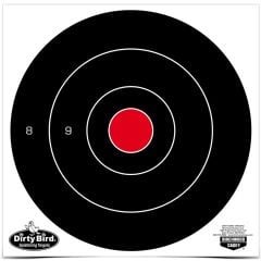 Birchwood Casey 8" Dirty Bird Bullseye Target 25-Pack