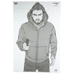 Birchwood Casey 23x35" Eze-Scorer Bad Guy Target 100-Pack