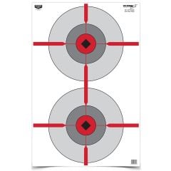 Birchwood Casey 23x35" Eze-Scorer Double Bull's-Eye Target 100-Pack