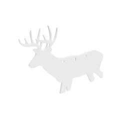 Birchwood Casey AR500 3/8" 3-Hole Deer Silhouette Steel Target