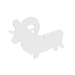Birchwood Casey AR500 3/8" 3-Hole Ram Silhouette Steel Target Birchwood Casey AR500 3/8" 3-Hole Ram Silhouette Steel Target