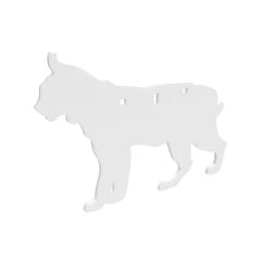 Birchwood Casey AR500 3/8" 3-Hole Bobcat Silhouette Steel Target