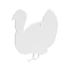 Birchwood Casey AR500 3/8" 1-Hole Turkey Silhouette Steel Target Birchwood Casey AR500 3/8" 1-Hole Turkey Silhouette Steel Target