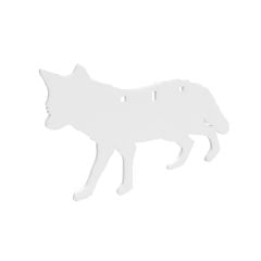 Birchwood Casey AR500 3/8" 3-Hole Coyote Silhouette Steel Target
