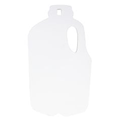 Birchwood Casey AR500 3/8" 1-Hole Milk Jug Silhouette Steel Target
