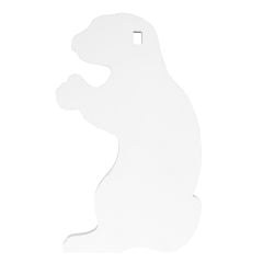 Birchwood Casey AR500 3/8" 1-Hole Gopher Silhouette Steel Target