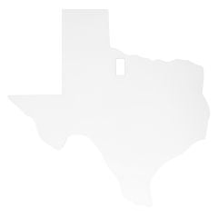 Birchwood Casey AR500 3/8" 1-Hole Texas Silhouette Steel Target