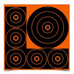 Birchwood Casey 4" / 8" Big Burst Bull's-Eye Target 3-Pack