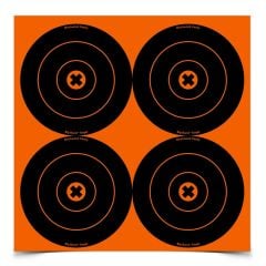 Birchwood Casey 6" Big Burst Bull's-Eye Target 3-Pack