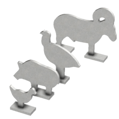 Birchwood Casey Silhouette Knock Over Targets 4-Pack