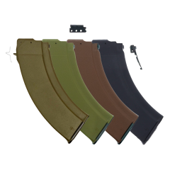 Bulgarian AK-47 7.62x39mm 30-Round Reinforced Steel Lug Polymer Magazine