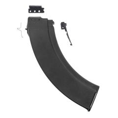 Bulgarian AK-47 7.62x39mm 40-Round Reinforced Steel Lug Polymer Magazine - BLK
