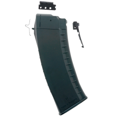 Bulgarian AK-74 5.45x39mm 30-Round Reinforced Steel Lug Polymer Magazine - BLK