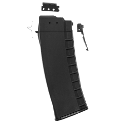 Bulgarian AK-74 5.56x45mm 30-Round Reinforced Steel Lug Polymer Magazine - Black